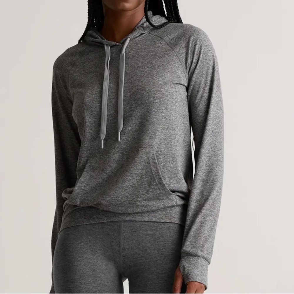 Quince Flowknit Pullover Hoodie